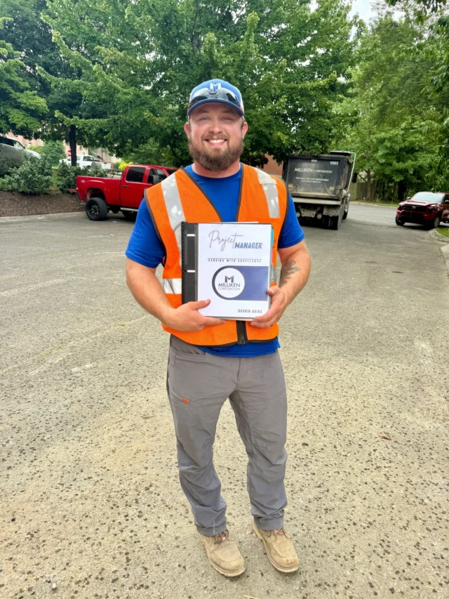 Last week, we spent some time visiting a few of our project managers and crews to drop off snacks, waters, and a few goodies as a small thank you for everything they do.

We weren't able to catch photos with everyone, but we appreciate every member of our team. Their hard work, dedication, and commitment are what make Milliken Corporation what it is. We're grateful for each and every one of you! 👏